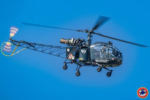 Alouette II n°163, Les Anciennes Pales, 100 ans de la BAN Hyères (1-6-2025)