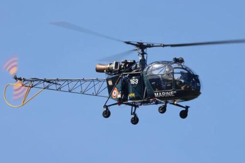 Alouette II n°163, Les Anciennes Pales, Hyères, 1er juin 2025 (fb)