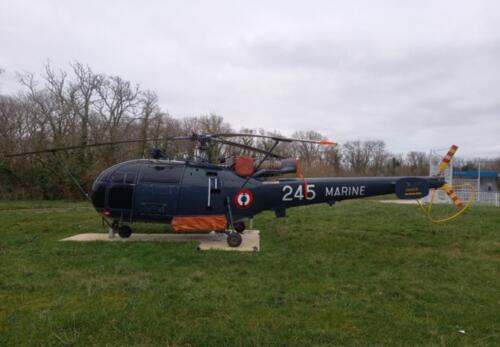 Alouette III n°245, BAN Lanvéoc-Poulmic (Ph. BAN LPC)