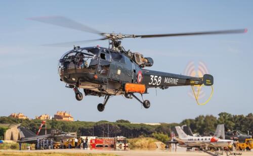 Alouette III n°358, Anciennes Pales, Hyères (H. Dermoune, 1-6-2025)