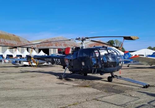 Alouette III n°358, Assoc. les Anciennes Pales, Breizh Airshow, Morlaix (A. Givaudon, 15-9-2024)