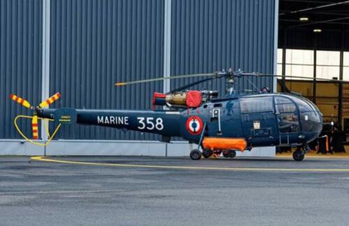 Alouette III n°358, Les Anciennes Pales (déc 2024)