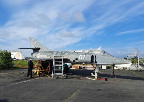 Etendard IV M n°01, Anaman Rochefort, avant transfert au Musée d'Albert (C. Morin, 22-4-2025)