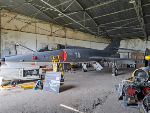 Etendard IV M n°14, Morbihan Aéro Musée, Vannes (C. Morin, 7-8-2024) 