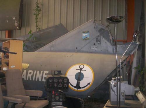 Etendard IV M n°41, (partie arrière), Musée du Berry, Touchay