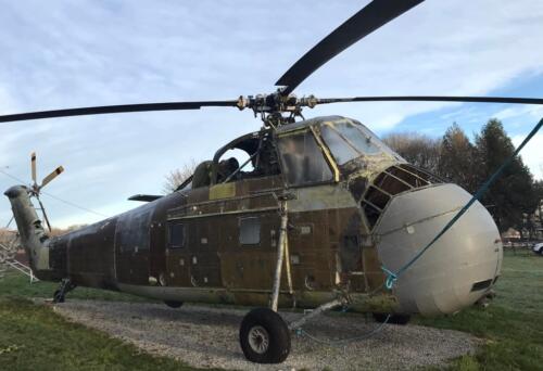 H-34 n°705, en cours de restauration, Morbihan Aéro Musée (2025)