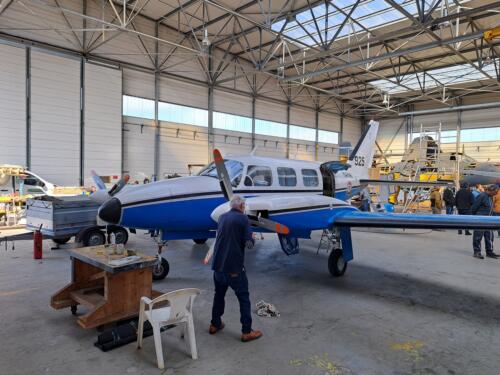 Navajo n°925 Anaman Rochefort, en cours de restauration (C. Morin, 22-4-2025)